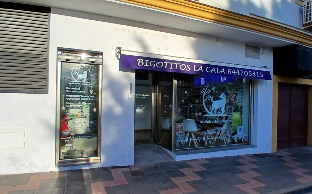 Bigotitos La Cala Clínica veterinaria & pet shop en La Cala de Mijas Málaga The Caring Vets in La Cala